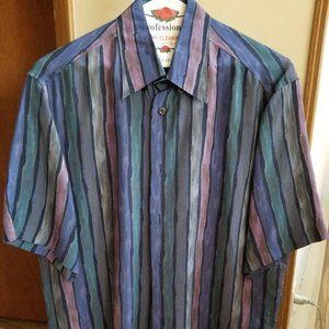 Multi-Colored Short Sleeved Shirt